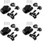 4 Sets Spa Tub Cover Clip Replacement Kit, Black Spa Hot Tub Cover Clip Lock Kit Replace Broken Latches Repair Kit with Keys & Hardwares Accessori...