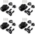 4 Sets Spa Tub Cover Clip Replacement Kit, Black Spa Hot Tub Cover Clip Lock Kit Replace Broken Latches Repair Kit with Keys & Hardwares Accessori...
