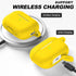 MOLOVA AirPod Pro Case Cover with Cleaner Kit, Soft Silicone Cover for AirPods Pro Case 2nd/1st Comes with Keychain for Women Men,Suitable Cases f...