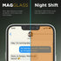 magglass Blue Light Blocking Screen Protector Designed for iPhone 13 PRO Tempered Glass Display Guard (Anti-Bluelight for Reduced Eye Fatigue)......