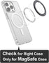 metisinno Magnetic Base Compatible with PopSocket Phone Grips and iPhone MagSafe Cases, Black Sparkle Glitter...