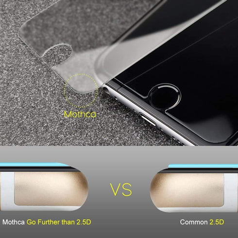 Mothca 2 Pack Matte Glass Screen Protector for iPhone 8 7 6s 6 Anti-Glare & Anti-Fingerprint 9H HD Clear Tempered Glass Film Smooth as Silk (Not f...