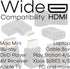 Cmple - HDMI Female to HDMI Female Extender HDMI Port Saver Swivel Adapter, 4K 3D Female to Female HDMI Swiveling Extension (90 Degree Up & Down) ...
