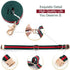 Elegant Dog collar and Leash, Durable Soft Pet Collars Leashes,Luxury Dog Collars and Dog Leashes Set Packing Gift for Medium Dogs...