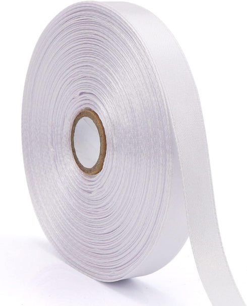 1/2 inch, White Ribbon for Gift Wrapping 50 Yards Perfect Wedding Party Wreath Sewing DIY Hair Accessories Decoration Floral Hair Balloons Other P...