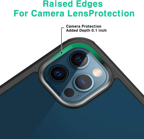 Glass+ Case Compatible with iPhone 11 6.1 inch Full-Body Clear Bumper Case with Built-in 9H Tempered Glass Screen Protector...