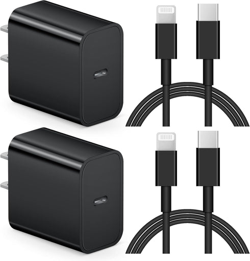 iPhone and iPad Charger Super Fast Charger 20W PD USB C Wall Charger with 6FT Fast Charging Cable Compatible with iPhone14/14 Pro Max/13/13Pro/12/...