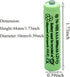 Solar Light Batteries AAA Triple A NIMH 600mAh 1.2V Rechargeable for Garden Lights Remotes Mice(12Pcs)...