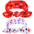 BinaryABC 4th of July Baby Headband,Flower America Flag Headband,independence Day Headwear Hairband,2Pcs...