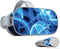 MightySkins Skin Compatible with Oculus Go Mobile VR - Blue Flames | Protective, Durable, and Unique Vinyl Decal wrap Cover | Easy to Apply, Remov...
