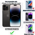 for iPhone 14 Pro Max Case Glitter Magnetic Compatible with MagSafe Full Camera Lens Protection Luxury Plating Cute Bling Clear Shockproof Slim Ph...