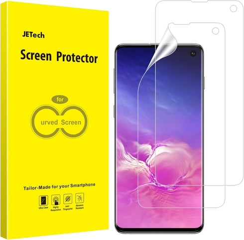 JETech Screen Protector for Samsung Galaxy S10, TPU Ultra HD Film, Case Friendly, 2-Pack...