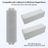 LeMotech Junction Box Mounting Plate ABS Plastic Internal Panel w/Screws for Installation on Electrical Box with Latches 9.4"x2.59"...