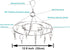 CenYouful Stainless Steel Round Hanging Drying Rack with 20 Clips for Drying Socks, Baby Clothes, Bras, Towel, Underwear, Hat, Scarf, Pants, Glove...
