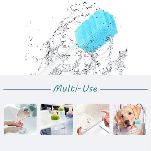 (100 Pack) Disposable Mouth Swabs Sponge - Unflavored & Sterile Oral Swabs Dental Swabsticks for Mouth Cleaning(Contains tooth powder)...