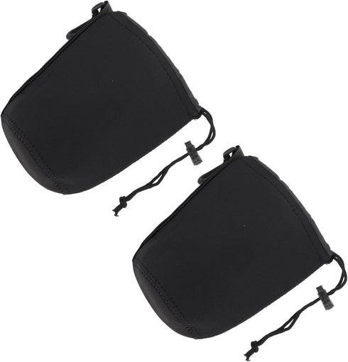 2pcs Camera Lens Bag Camera Lens Accessories Drawstring Lens Case Lens Pouch Bag Camera Lens Case Bag Shockproof Camera Lens Case Bag for Dslr Cam...