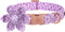 Elegant little tail Valentine's Day Heart Dog Collar, Cute Detachable Dog Collar with Flower, Gift Pet Collar Adjustable Dog Collar for X-Small Pu...