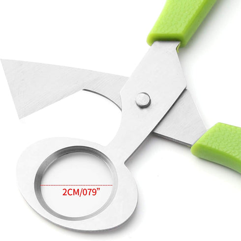 Calary 3Pcs Quail Egg Cutter Scissors Kitchen Egg Shears Tool (Green)...