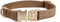 Soft Cotton Dog Collar with Metal Buckle Adjustable Heavy Duty Comfy Corduroy Collars for Small Medium Large Dogs,Brown,Medium...