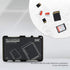 6 Slots SD Micro SD Card Case Storage Organizer, Lightweight Ultra-Thin Credit Card Size fit 2 SD SDHC SDXC Cards and 4 Micro SD TF MSD Cards...