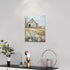 Farmhouse Barn Decor Farm Scenery Pictures Barn Canvas Prints Painting Barn Decorations Framed Artwork for Bathroom Living Room Bedroom 12"x16"...