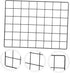 Amosfun 2pcs Shelf Iron Net Adornment Hanging Net Metal Grid Wall Panel Picture Wall Decor Photo Frame Wall Stand Grid Wall Panels Picture Wall Ha...
