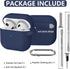 for AirPods 3rd Gen Case Cover with Cleaner Kit,Silicone Protective Case for Apple AirPods 3rd Generation Charging Case with Keychain,Shockproof A...