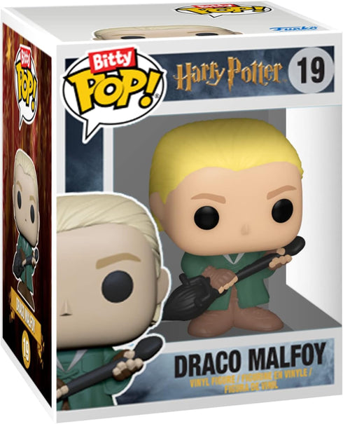Funko Bitty Pop! Harry Potter Mini Collectible Toys 4-Pack - Lord Voldemort, Draco Malfoy, Bellatrix Lestrange & Mystery Chase Figure (Styles may ...