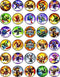 30 x Edible Cupcake Toppers with Heroic Adventurers Theme | Uncut Edible Wafer Sheet Decorations...