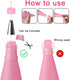 Silicone Icing Piping Bag,Reusable Cream Pastry Bag and 14× Stainless Steel Nozzle Set DIY Cake Decorating Tool(14×Nozzle, 2×Icing Cream Pastry Ba...