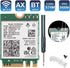 WiFi 6 AX200NGW M.2 2230 WiFi Network Card Dual Band 160MHz MU-MIMO 802.11AC AX 3000Mbps 2.4Ghz 5Ghz BT5.2 AX200 Wireless Adapter OFDMA Support vP...