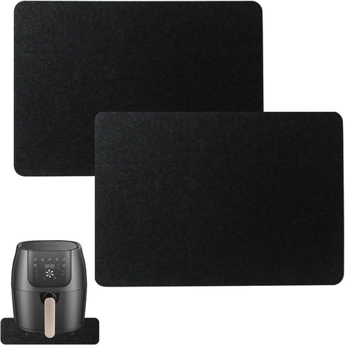 2 Pcs Heat Resistant Mats for Air Fryer?Air Fryer Oven Liners?Kitchen Countertop Protector Mat Kitchen Hot Pads for Air Fryer, Coffee Maker, Stand...