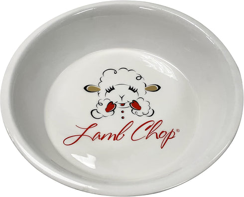 Multipet Lambchop Dog Bowl - 3 Cup White...