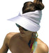 Women Visor Ponytail Sun Hat UPF 50+ UV Protection Wide Brim Beach Cap Summer Hat Outdoor…...