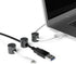 Cable Anchors for Desk Organization Gun Metal | Premium Aluminum Cord Organizers | Charger + Cable Management Clips for Home & Office | Stylish, S...