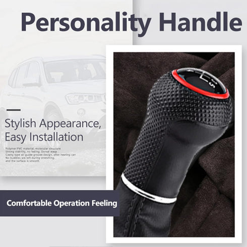 5 Speed Car Gear Shift Knob Manual/Auto Gear Shift Knob Boot Dust Boot Cover Replacement Compatible with MK4 1999-2004...