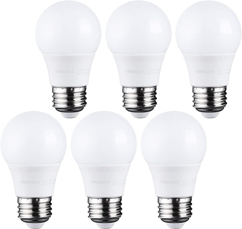 TORCHSTAR 5.5W A15 LED Bulbs 40 Watt Equivalent Dimmable, 5000K Daylight, E26 Medium Base, G45 Bulb Shape, LED Light Bulb for Ceiling Fan, UL list...
