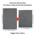 Extra Large Silicone Table Mat, Genuine Food-Grade Silicone Mat for Crafts Kids Dinner Placemat Desk Countertop Waterproof Protector Heat Insulati...