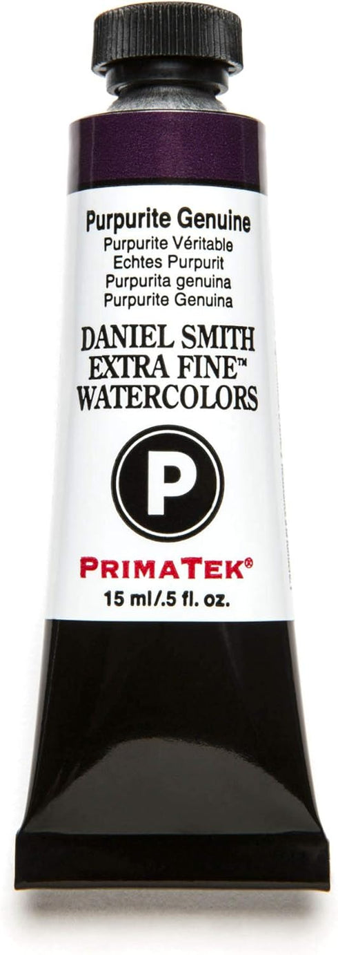 DANIEL SMITH Extra Fine Watercolor 15ml Paint Tube, Purpurite Genuine, 0.5 Fl Oz (Pack of 1),Purple...