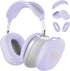 Case Cover for AirPods Max,Anti-Scratch Soft Silicone with Gold Heart Pattern Ear Cups Case Cover/Ear Pad Cover/Headband Cover for Apple Airpod Ma...