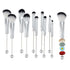 NICENEEDED 2 Set Beaded Eyeshadow Brush, Metal Handle Beadable Makeup Brush Kit, DIY Makeup Comestic Brushes Beaded Brushes Kit for DIY Beaded Mak...