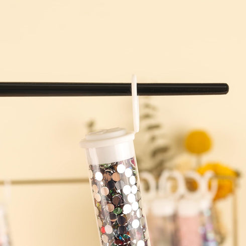 11Pcs large Clear Plastic Empty Tubes Storage With Clear Storage CaseTransparent Plastic Test Tube Container both ends Lid Tubes Bead Container an...