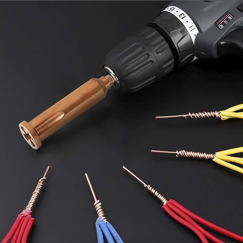 Wire Twisting Tool Cable Wire Stripper and Twister for Electrical Power Drill, 3 Way/ 5 Way Wire Stripping Tool Compatible with 6/ 7/ 8/ 9/ 10 AWG...