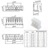 1550PCS JST PH 2.0mm Connector Assortment Kit 2.0mm Pitch Male Female 2/3/4/5/6/7/8/9/10 Pin Housing Adapter Plug Terminal...