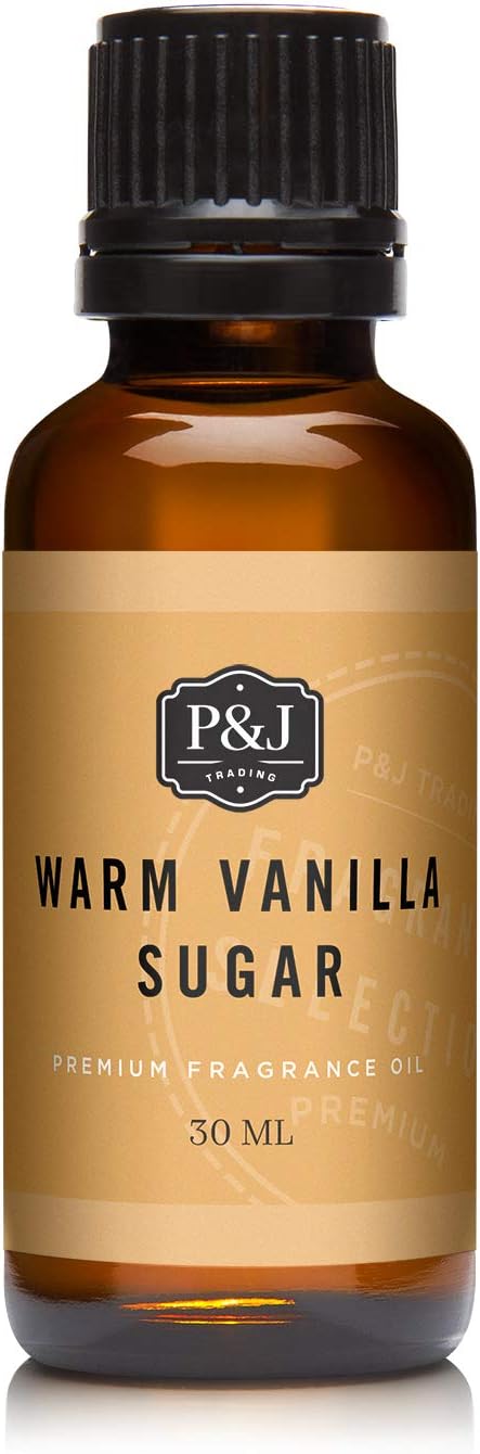 P&J Trading Fragrance Oil | Warm Vanilla Sugar Oil 30ml - Candle Scents for Candle Making, Freshie Scents, Soap Making Supplies, Diffuser Oil Scen...