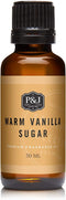 P&J Trading Fragrance Oil | Warm Vanilla Sugar Oil 30ml - Candle Scents for Candle Making, Freshie Scents, Soap Making Supplies, Diffuser Oil Scen...