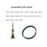 Replacement Belt for Bissell Pet Hair Eraser Upright Vacuum,Compatible with Model :1650A, 24613, 20874, 27909, Part # 1608840 (2 Pack)...