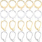 SUNNYCLUE 1 Box 80Pcs Leverback Earring Findings Huggie Hoop Earring Findings Lever Back Earring Hooks Lever Back Earring Hook Earwires for Jewelr...