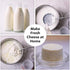 Country Trading Co. Cheesemaking Molds Set of 5 - Ricotta Cheese Draining Baskets for Home Cheese making Made in Italy...