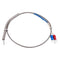 MECCANIXITY K Type Thermocouple Temperature Sensor PT100 5mm Ring High Temperature Probe 1.6ft Wire 0 to 600°C(32 to 1112°F) Stainless Steel...